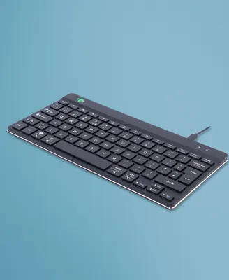 Image de R-Go Tastatur Compact Break UK-Layout verkabelt schwarz