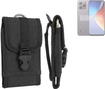 Produktbild von K-S-Trade Holster Handy Hülle kompatibel mit Blackview A96 Holster Handytasche Gürtel Tasche Schutz Hülle Robust Outdoor schwarz