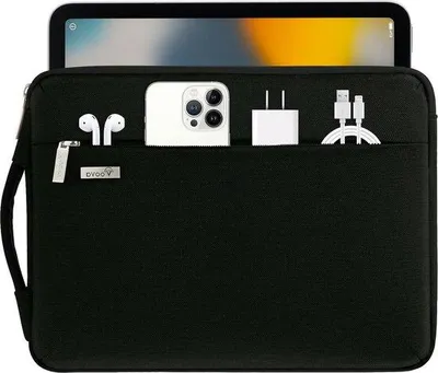 Immagine prodotto di Custodia per laptop Famanu, 13,3 pollici - Protezione ed eleganza - Nera - In neoprene