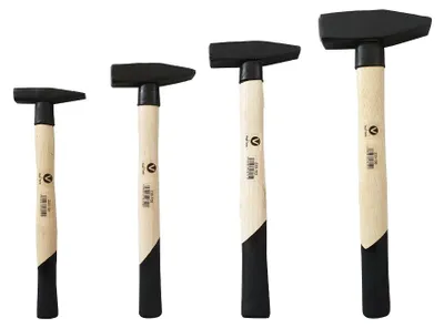 Produktbild von Schlosserhammer Hämmer Hammerset 4 tlg Set 100/200/300/800g