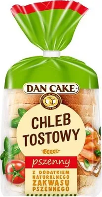 Zdjęcie produktu dla Chleb tostowy pszenny Dan Cake 250 g