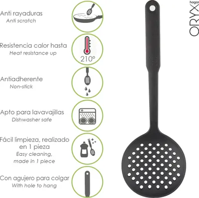Immagine prodotto di Schiumarola da cucina Basic in nylon 33,5 x 11 cm.