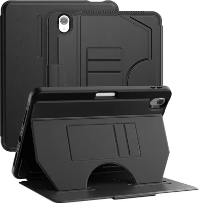 Produktbild von Mobigear Magnetic Folio iPad Air 11 Zoll (2025) Hülle Klapphülle + Stifthalter - Schwarz