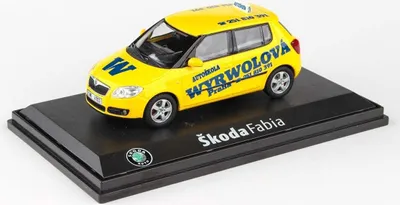 Zdjęcie produktu dla Skoda Fabia II (2006) Szkoła Jazdy Wyrwolová ABREX 1:43