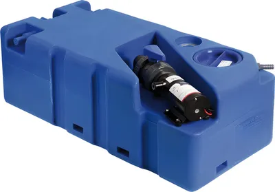 Produktbild von Schmutzwasser- Fäkalien- Abwassertank 12 V Pumpe 50 70 91L Boot Camper Wohnmobil Größe: 70 Liter