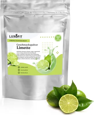 Image de Lime saveur en poudre Fruit Flavour faible en calories 300 g