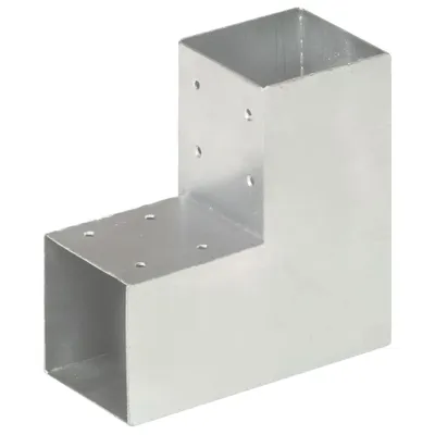 Produktbild von Pfostenverbinder L-Form Verzinktes Metall 91 x 91 mm
