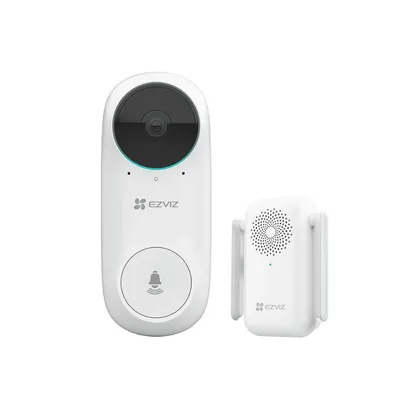 Zdjęcie produktu dla EZVIZ DB2C kit, Biały, 65 dB, Dom, 1 szt., 1 szt., 100°