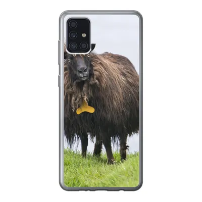 Produktbild von MuchoWow® Handyhülle Schutzhülle Hülle für Samsung Galaxy A52 5G Schafe - Braun - Meer Silikon Softcase Handy Hülle - Umschlag