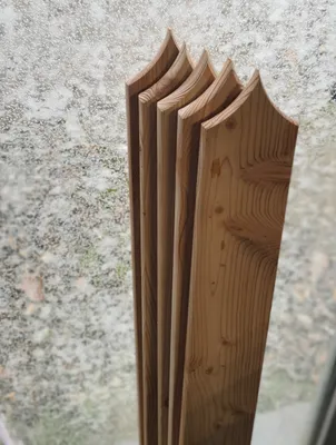 Produktbild von Zaunlatte 9x2x140cm Sibirische Lärche Muster D