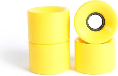 Produktbild von Yocaher Longboard Skateboard-räder Gelb 60 mm Gelb 60 mm