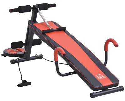 Obrázok produktu pre Skladacia posilovacia lavička na brušné svaly – fitness lavička – lavička na posilňovanie brucha – nastaviteľná tréningová lavička – posilovacia lavička do posilňovne