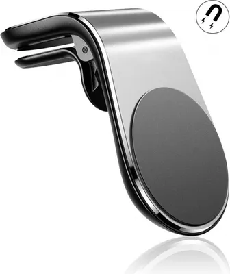 Produktbild von Handyhalter fürs Auto Magnet Kfz Handy Halterung Lüftung Superstark Magnetkraft mit 5 Magnete magnetisch Auto Handyhalterung für alle Handys und Smartphones Silber