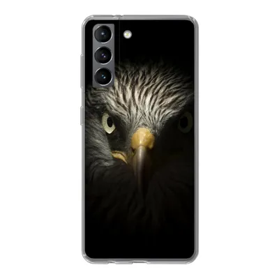 Produktbild von MuchoWow® Handyhülle Schutzhülle Hülle für Samsung Galaxy S21 Vogel - Adler - Raubvögel - Auge - Schnabel - Licht Silikon Softcase Handy Hülle - Softcase