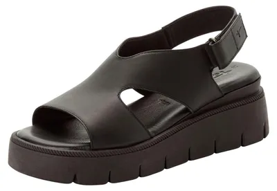 Produktbild von Tamaris Damen Heeled Sandals Leder, schwarz, 37 EU