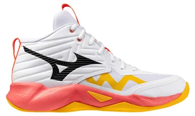 Obrázek produktu pro Mizuno Wave Momentum Pro Mid sálová sportovní obuv bílá EU 44 1/2 muži,ženy bílá EU 44 1/2