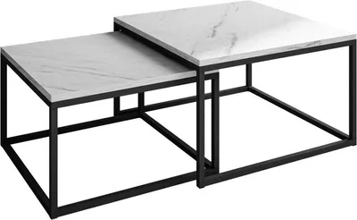 Obrázok produktu pre Konferenčný stolík YOSHI 2v1 LEVANTO / čierny, 40 cm / 46 cm