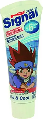 Obrázok produktu pre Signal Junior zubná pasta pre deti Asort 75 ml balenie 6 ks