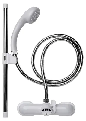 Produktbild von Croydex Badezimmer Duschkopf-Mischbatterie Silber