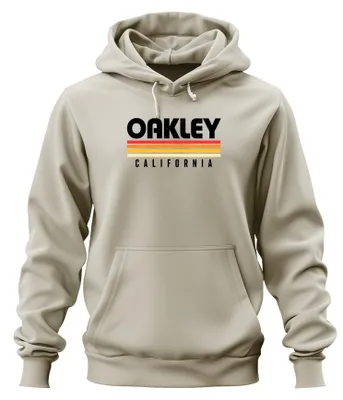 Obrázek produktu pro Mikina s kapucí Oakley California Vintage Retro Sunset Stripes, 70. léta, USA, barva: přírodní, velikost: M