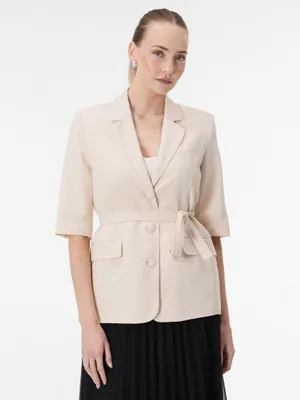 Produktbild von Orsay Damenjacke in Creme mit kurzen Ärmeln 42