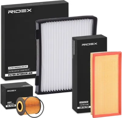 Produktbild von RIDEX Filterset Inspektionspaket Filtersatz für VOLVO V40 Kombi (645) S40 I (644)