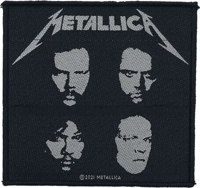 Image de Ecusson standard tissé Metallica : Album noir 2021