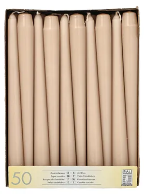 Produktbild von PAPSTAR 88340 - Rund - Cremefarben - 7 h - 50 Stück(e)