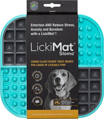 Image de LickiMat Tampon à lécher Slomo Turquoise