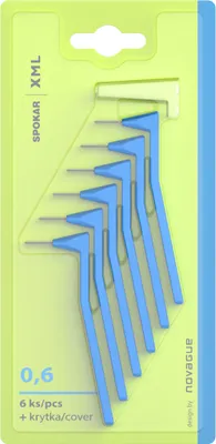 Immagine prodotto di SPOKAR Spazzolini interdentali XML 0,6 mm blu 6 pezzi