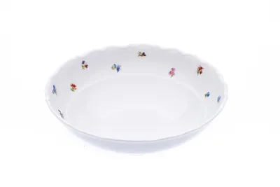 Image de Saladier, porcelaine tchèque, Vérone, 26 cm, panier, G. Benedikt