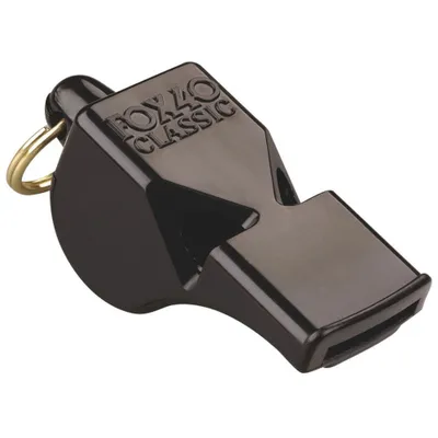 Produktbild von Fox 40 Classic Offizielle Pfeife C/W Handgelenk-Lanyard Schwarz
