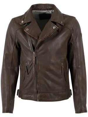 Produktbild von Mauritius Lederjacke Herren Marvin Slim Fit LANTV braun 4XL