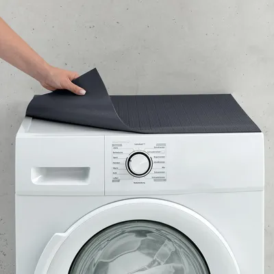 Immagine prodotto di Tappetino antiscivolo per lavatrice, tagliabile a misura, nero 60x60 cm
