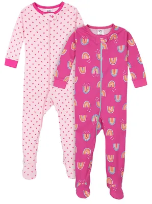 Productafbeelding van Gerber baby slaapoverall voor meisjes, 2-pack