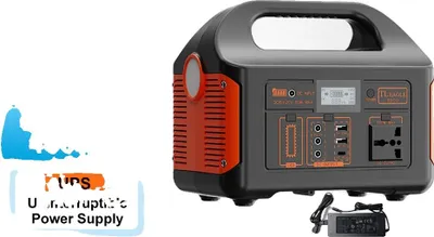 Produktbild von Tragbare Powerstation, Zuverlässige Energiequelle, Mehrere Ausgabemöglichkeiten, 500W 220V EU