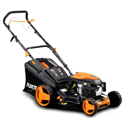 Produktbild von FUXTEC 4in1 Benzin Rasenmäher FX-RM4646 -  146ccm | 46cm |Seilzugstarter | 50L Fangkorb |3,5PS | 31kg  | Mulchfunktion | Seitenauswurf| bis 1000m²