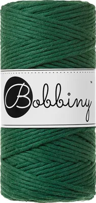 Produktbild von Pine Green Macramee Kordel 3mm 100m