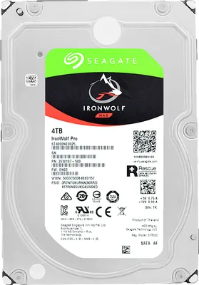 Produktbild von Seagate IronWolf Pro ST4000NE0025, 4 TB, 7200 RPM, 128 MB, 3.5", Serial ATA III