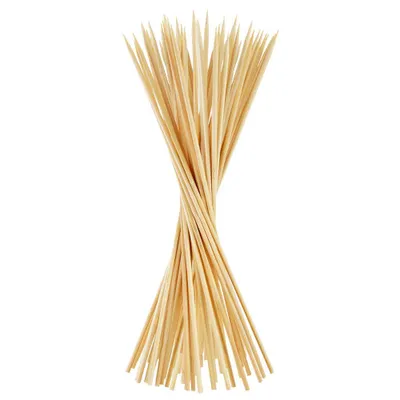 Zdjęcie produktu dla Excellent Houseware Drewniane wykałaczki Bambusowe drewniane szaszłyki Szaszłyki do kanapek Szaszłyki do grilla długie do mięsa i szaszłyków 50 sztuk Zestaw 50 30 cm