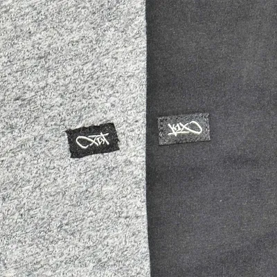 Produktbild von K1X Basketball | Double Impact Tee | 2 T-Shirts schwarz + grau, Kleidergröße:L