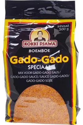 Obrázok produktu pre Kokki Djawa Gado Gado Special 500g – zmes indonézskeho šalátu s arašidovou omáčkou