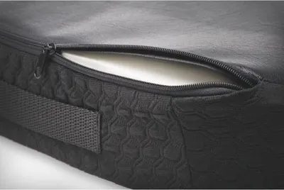 Produktbild von Kensington Premium-Sitzkissen mit Kühlgel, Sitzkissen, Memory-Schaum, Stuhl, Schwarz, Einfarbig, Reißverschluss