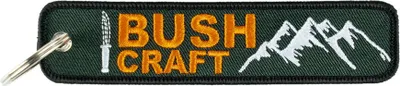 Produktbild von Schlüsselanhänger Bushcraft Outdoor or Camping Bush craftig 12,5x2,5cm #42125
