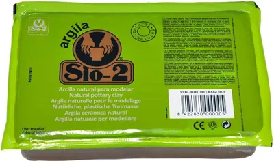 Produktbild von Sio-2 Argila, Töpferton, Rot, Erwachsener & Kind, 1 Stück(e), 1 Farben, Ton
