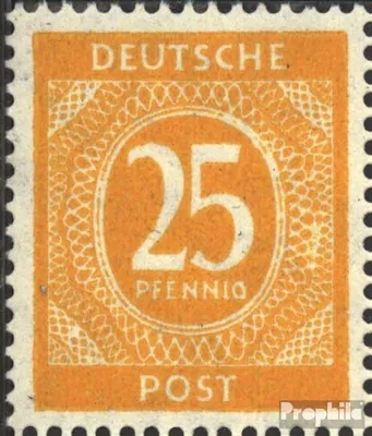 Produktbild von Briefmarken Alliierte Bes.-Gem.Ausg. 1946 Mi 927II, G geschlossen (Feld 97) postfrisch Kontrollrat I
