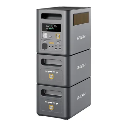 Immagine prodotto di AFERIY P180 Pro 1800 W Power Station portatile, 3072 Wh, espandibile fino a 5120 Wh, ricarica in 1 h, 9 uscite, UPS, per campeggio e casa