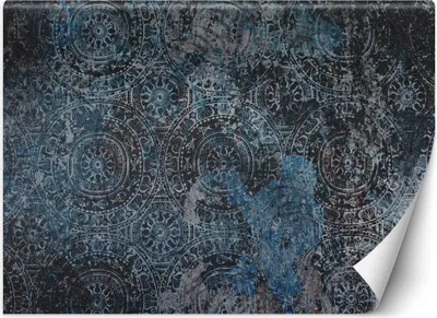 Produktbild von Vlies fototapete Mandala Jahrgang 250x175 cm Feeby Blau inkl. Kleber einfache Montage