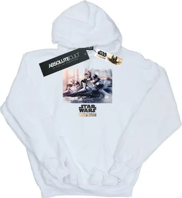 Produktbild von Star Wars - "The Mandalorian" Kapuzenpullover für Herren BI18611 (L) (Weiß)