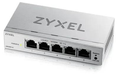 Produktbild von Zyxel GS1200-5V3 5-Port Gigabit web / smart managed Switch